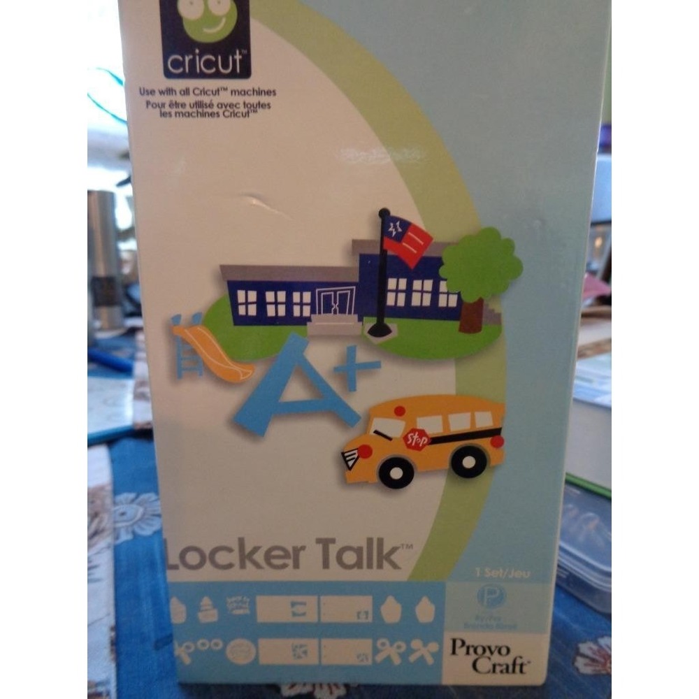 Cricut Die Cut Cartridge LOCKER TALK Scrapbooking